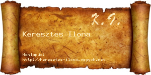 Keresztes Ilona névjegykártya